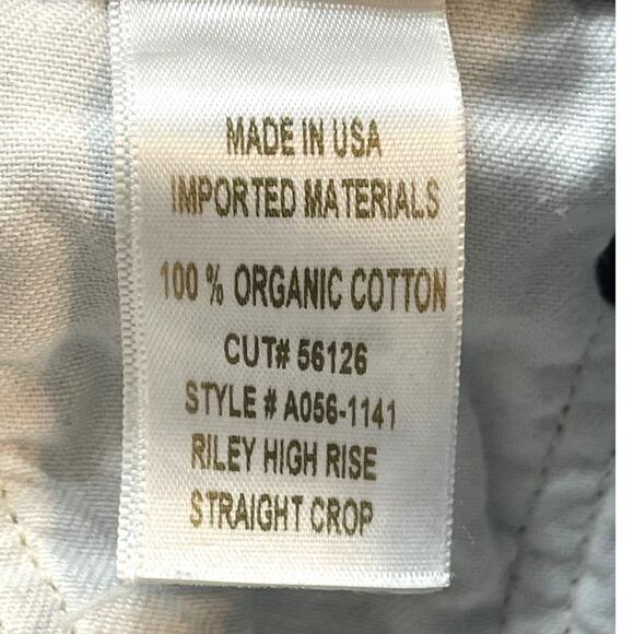 AGOLDE Riley High Rise Straight Crop Jeans | Size 27 | Distressed | $198 Retail - Picture 8 of 9